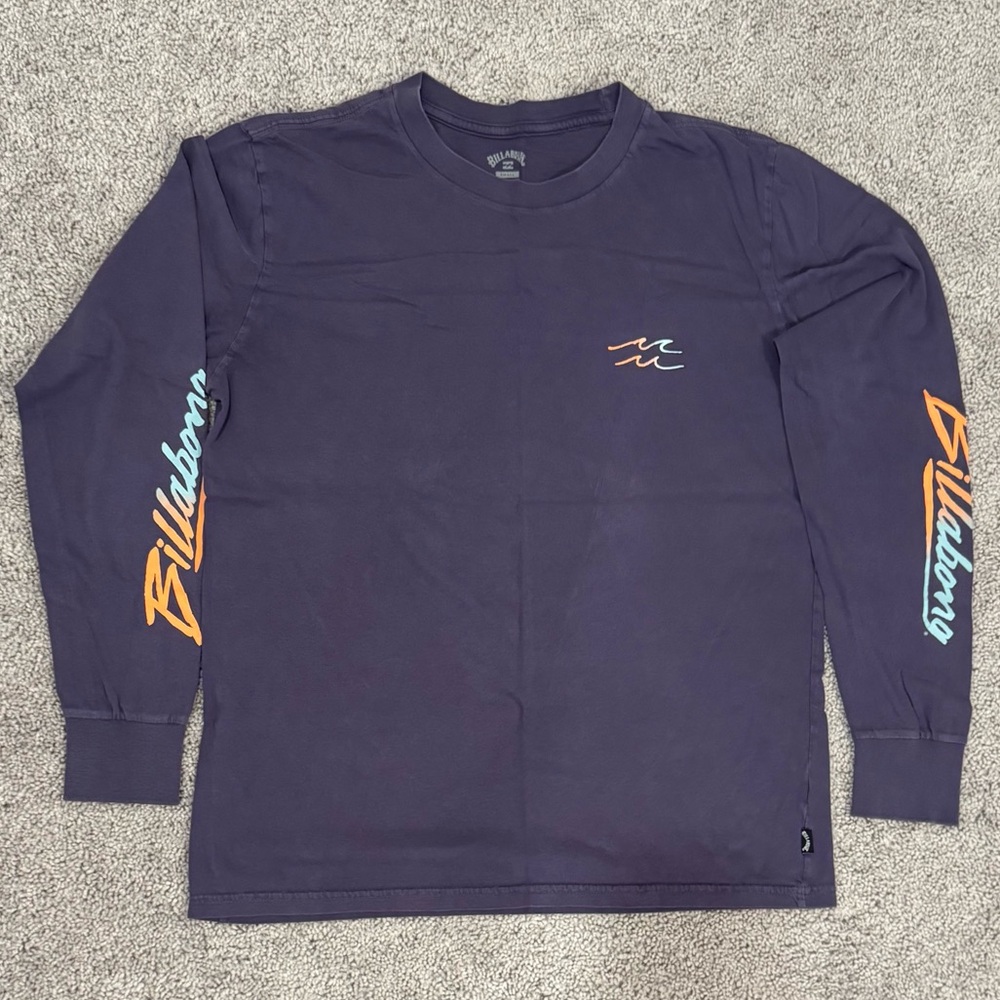 Billabong Purple Long Sleeve Tee Shirt